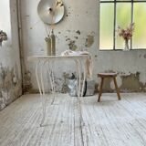 Perforated garden dining table