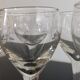 set of 9 glasses of white wine / port "balloon" with crystal foot 40s-50s
