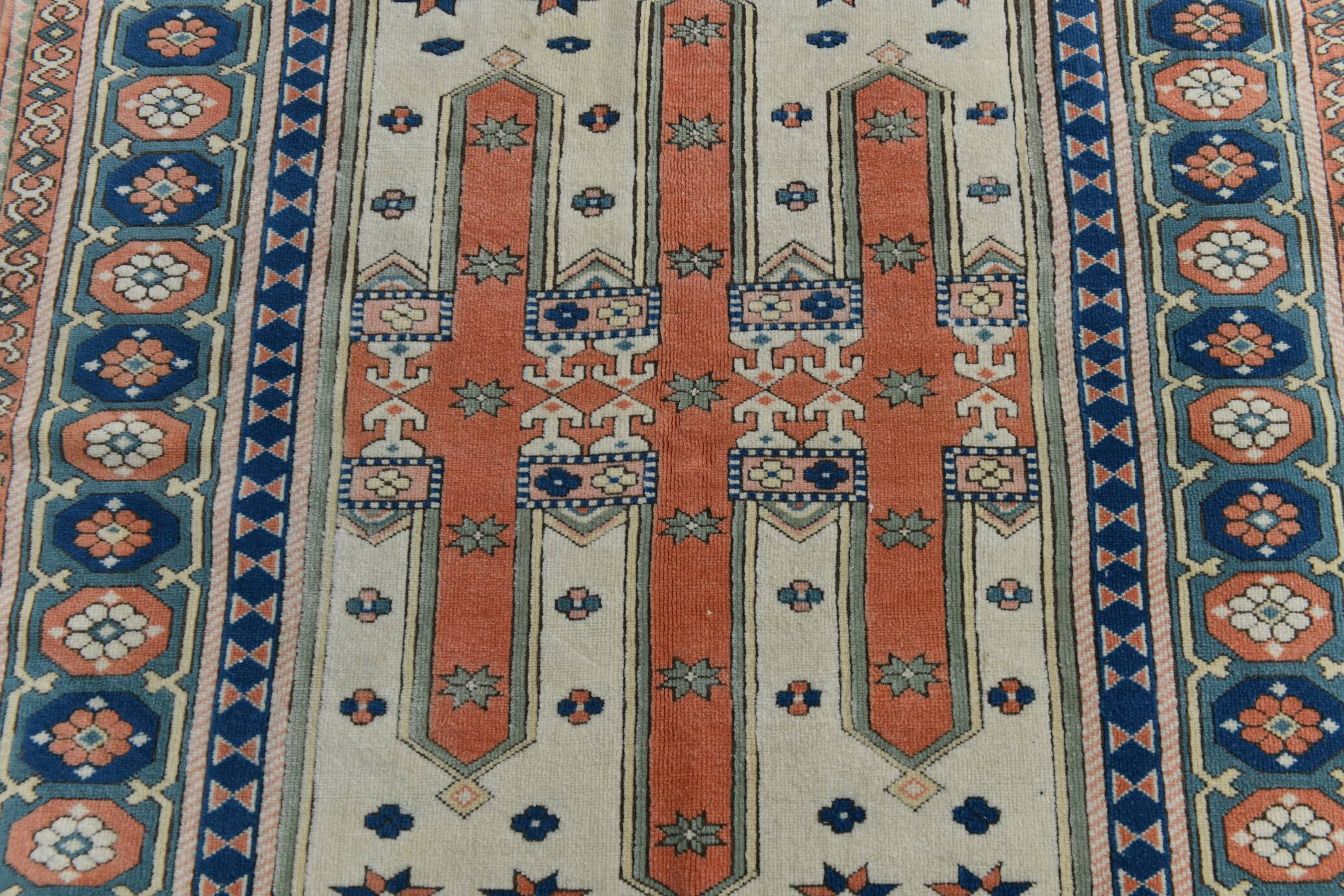 5x7 Blue & Copper Classic Persian Rug, 166x209Cm
