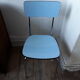 Chaise formica avec pieds à embouts chromés