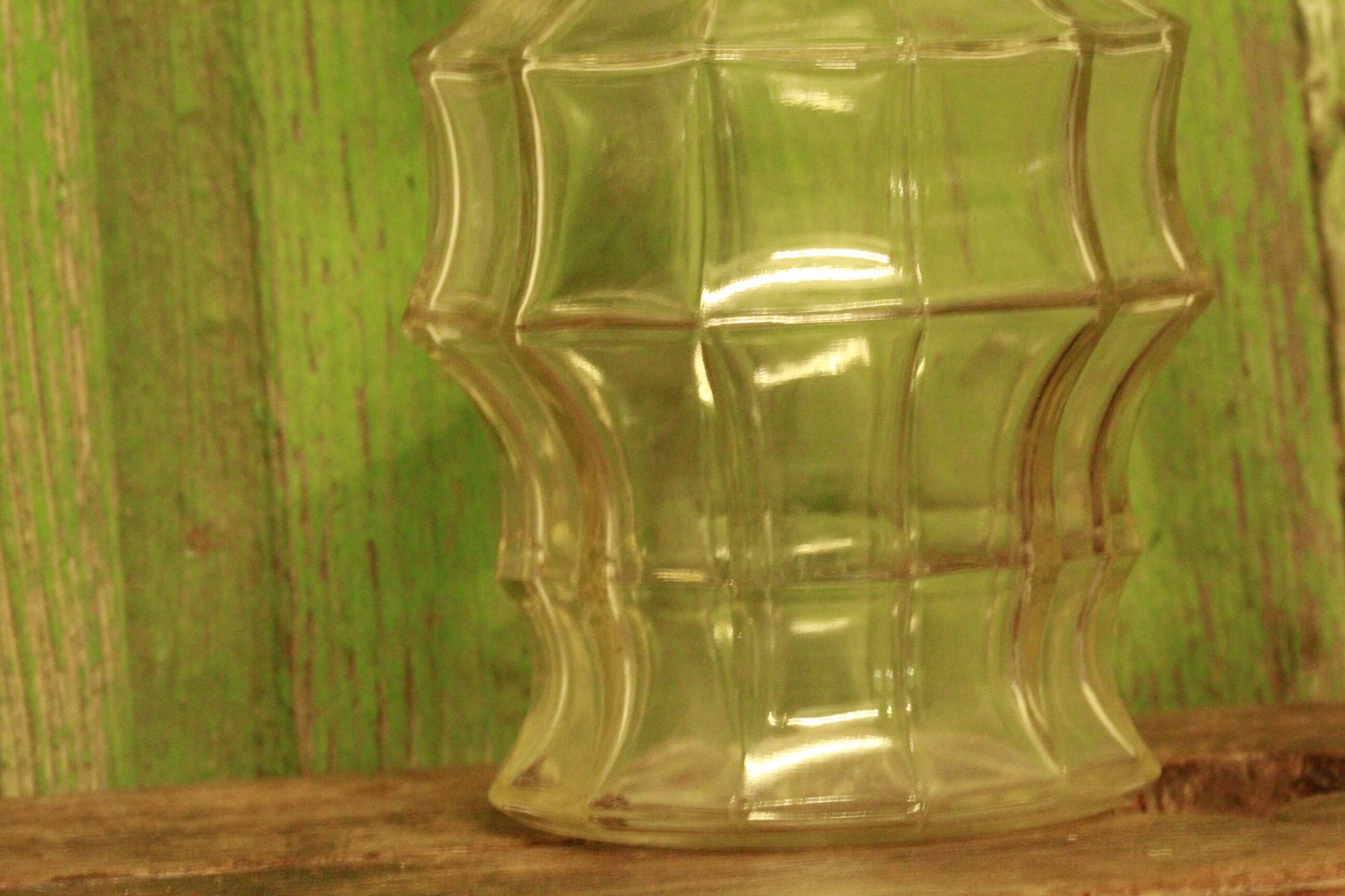 Old glass carafe