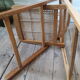 Vintage canne folding chair