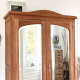 Fully restored mahogany wardrobe