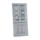 oak glass front door