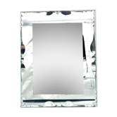 Cadre photo miroir, maison Harbé, taillé main, 1950's