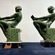 Art Deco Sculptural Bookends by Max Le Verrier, Paris, France, 1925, Set of 2