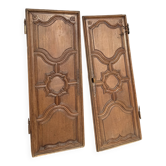 Solid oak doors of a gentleman's residence