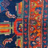 Tapis ancien persan Malayer couloir 109x525 cm