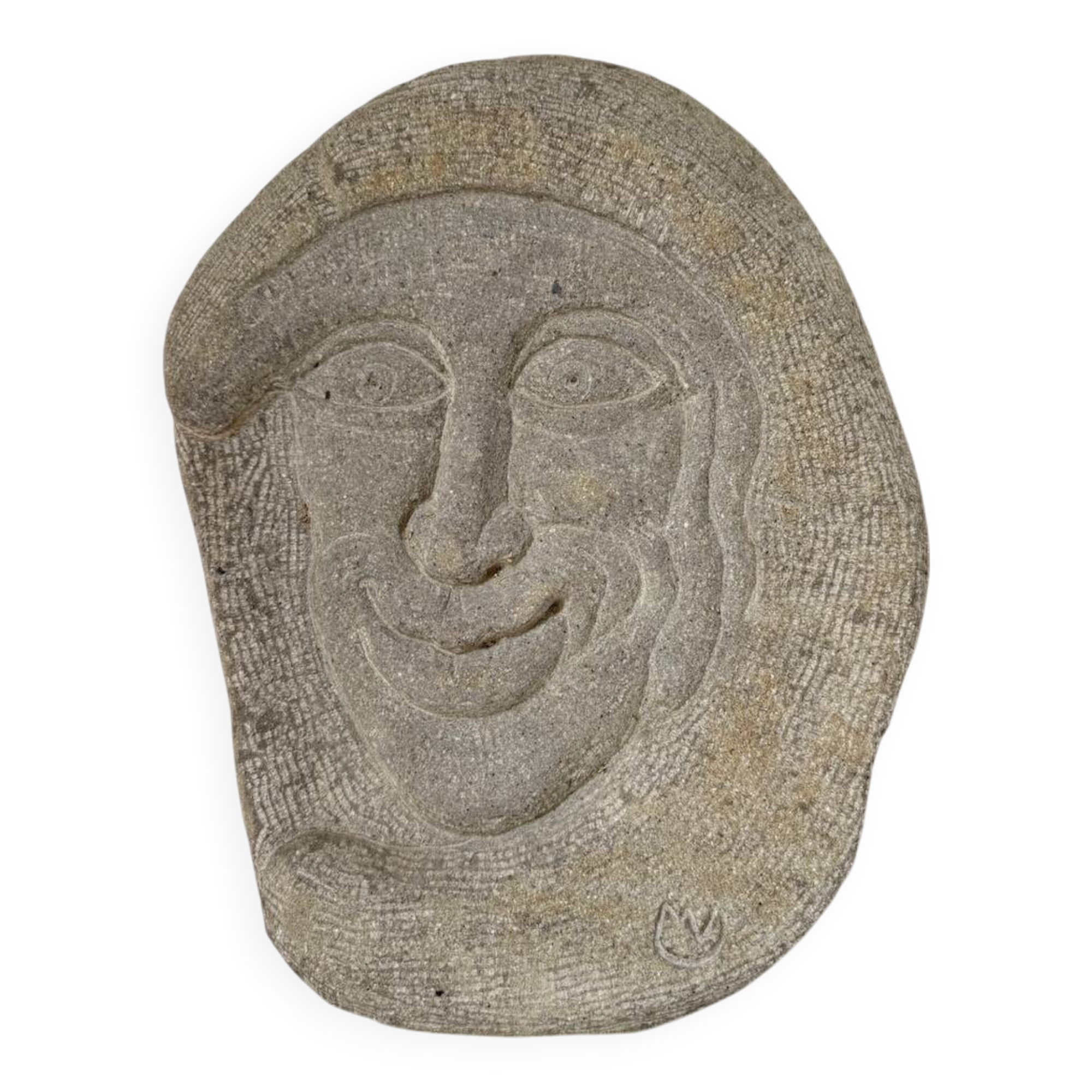 Stone sculpture 1950 face