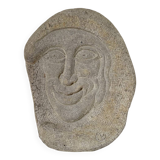 Stone sculpture 1950 face