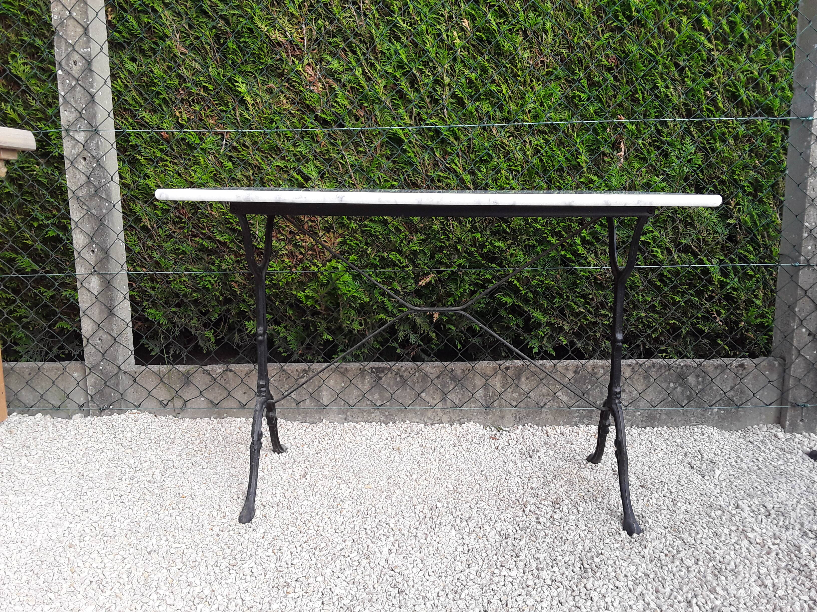 Marble tray bistro table
