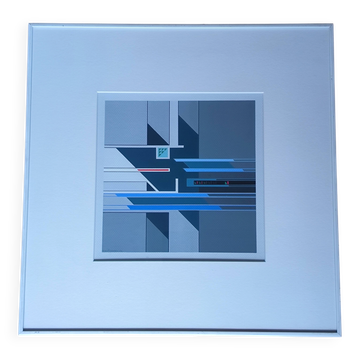Yves Millecamps acrylique signée et datée