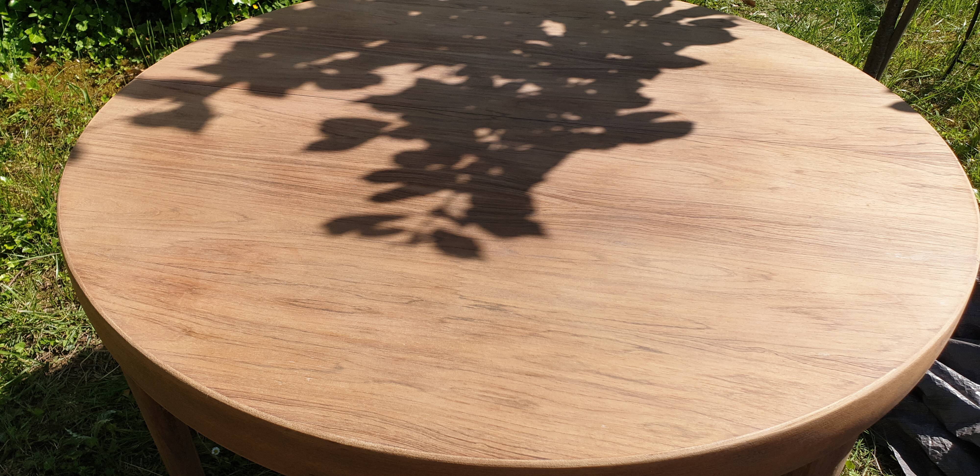 Vintage Danish Rosewood Extendable Dining Table