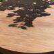Table de salle à manger extensible en palissandre vintage danoise