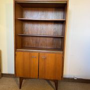 Vintage Scandinavian style sideboard in teak veneer and teak.