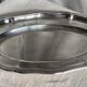 Silver-plated metal tray in the Wiskemann style, Louis XV.