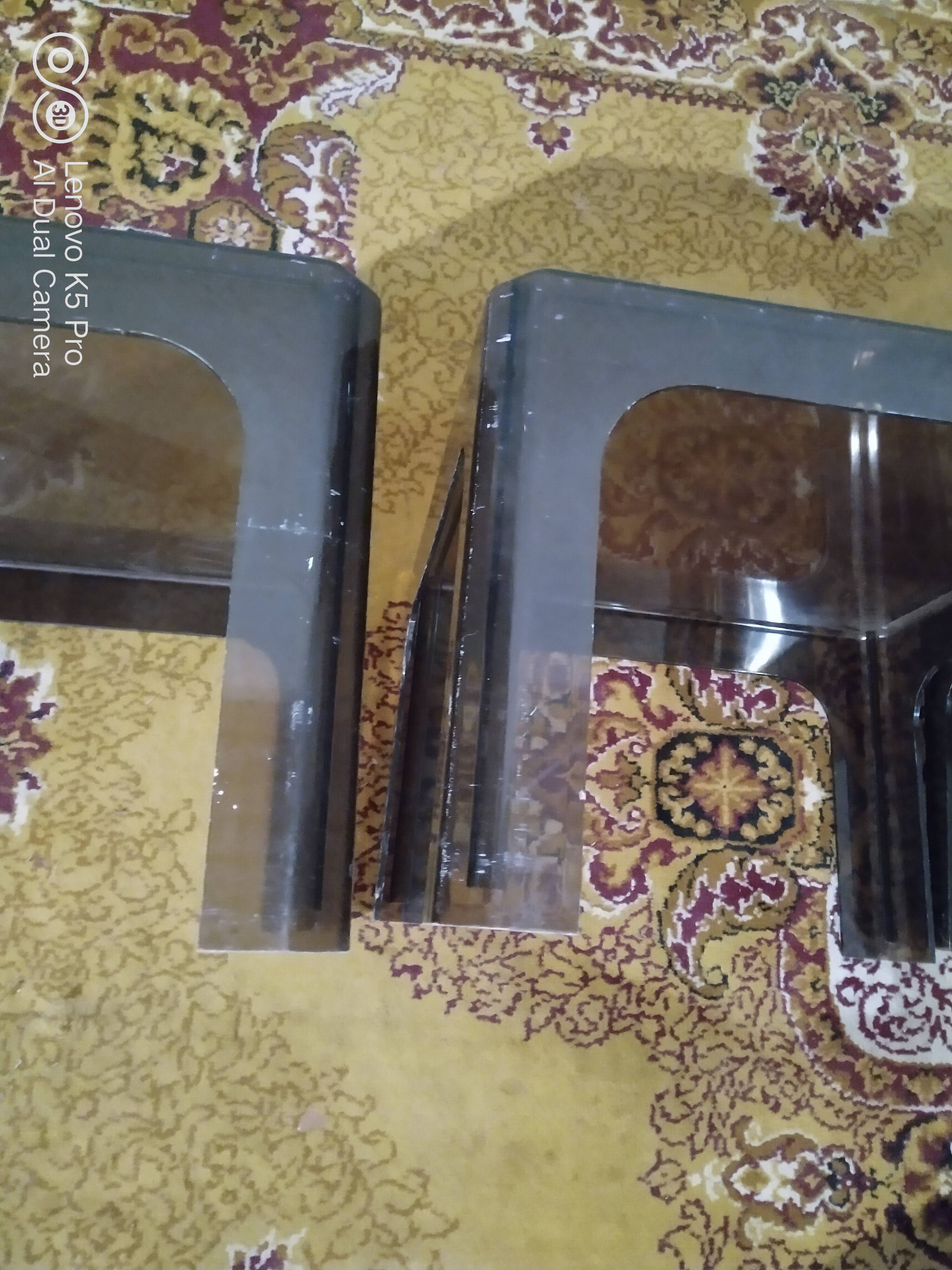 Vintage Plexiglas coffee tables