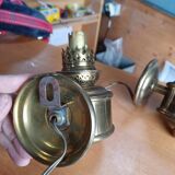 Wall lamp in oil lamp style