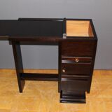 Mahogany art deco desk or console