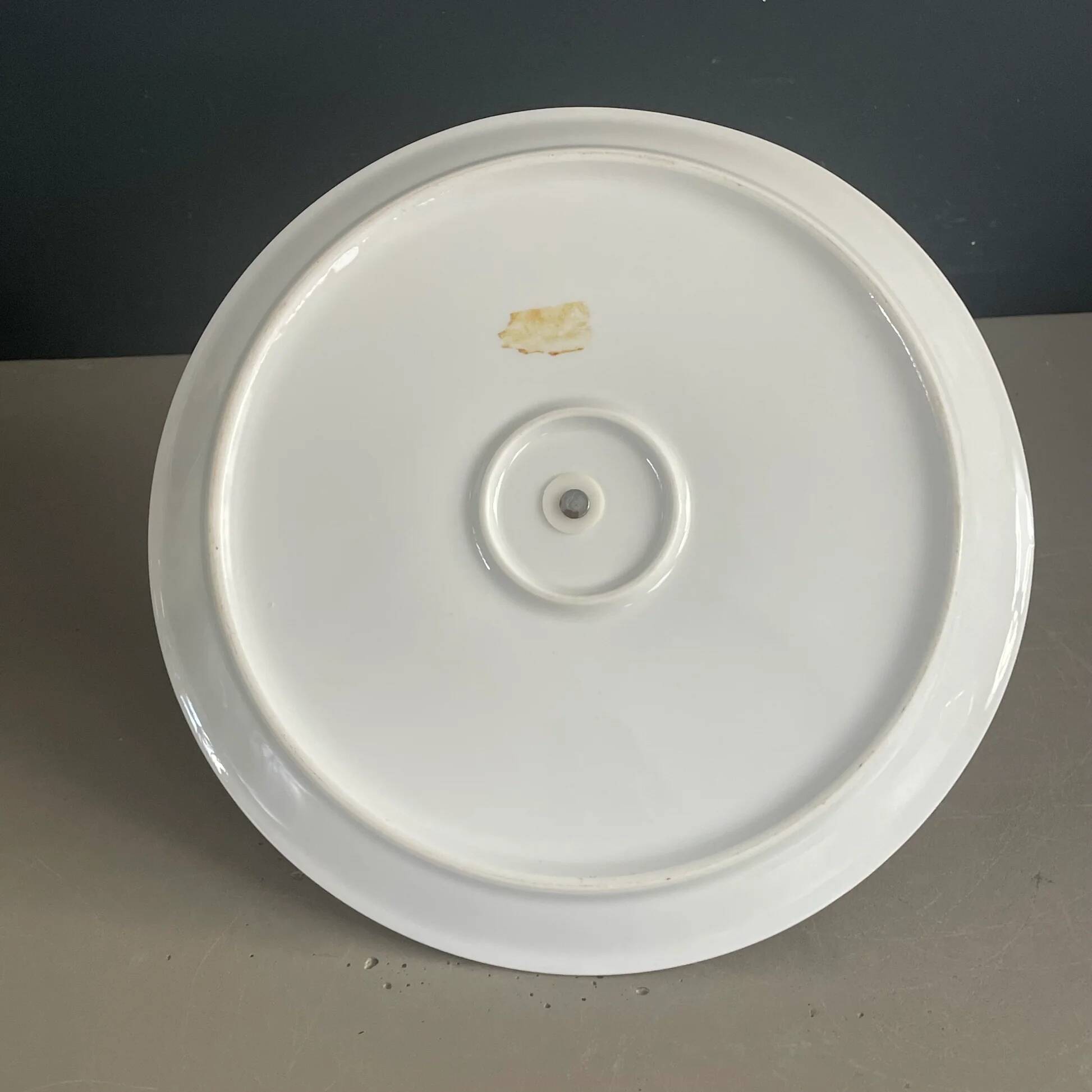 Set of 2 porcelain dishes Pillivuyt Liserons pattern