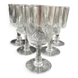 6 Baccarat Champigny wine glasses