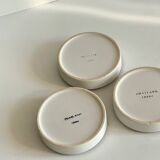 BOUGEOIRS Cracked Ceramic Candle Holder