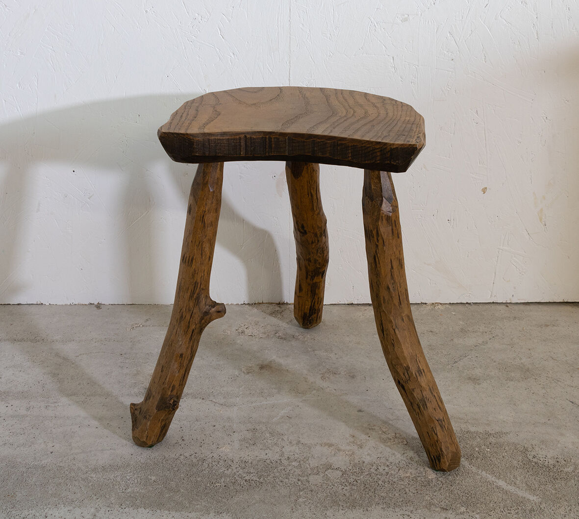 Tripod wooden stool