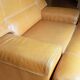 Camel leather armchair MARWAY
