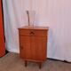 Bedside wood veneered, compass feet