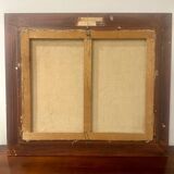 Oil painting on canvas, Mediterranean landscape, 20th century