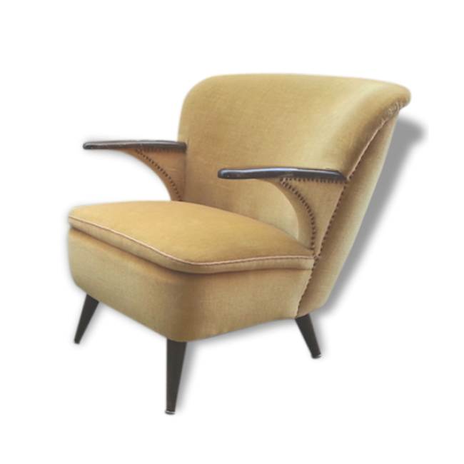 1/2 chairs cocktail Scandinavian vintage 50/60s restored