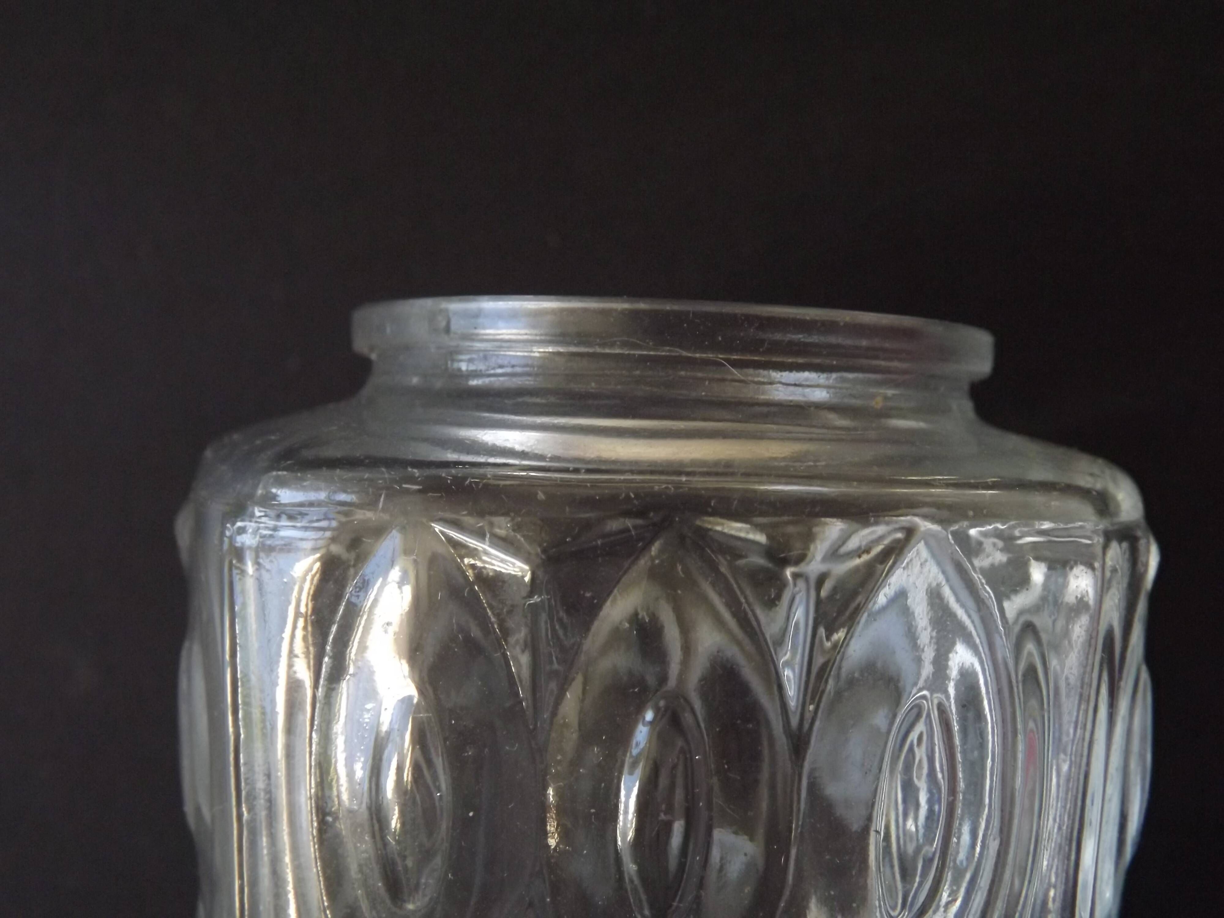 Pair Vintage Cut Glass Retro Replacement Shades For Chandeliers/Wall Lights