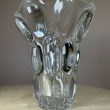 70s crystal vase