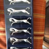 6 porte-couteaux en inox