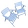 Lot 2 Garden Armchairs Gleize 1960