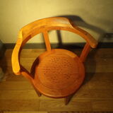 Deco wooden armchair