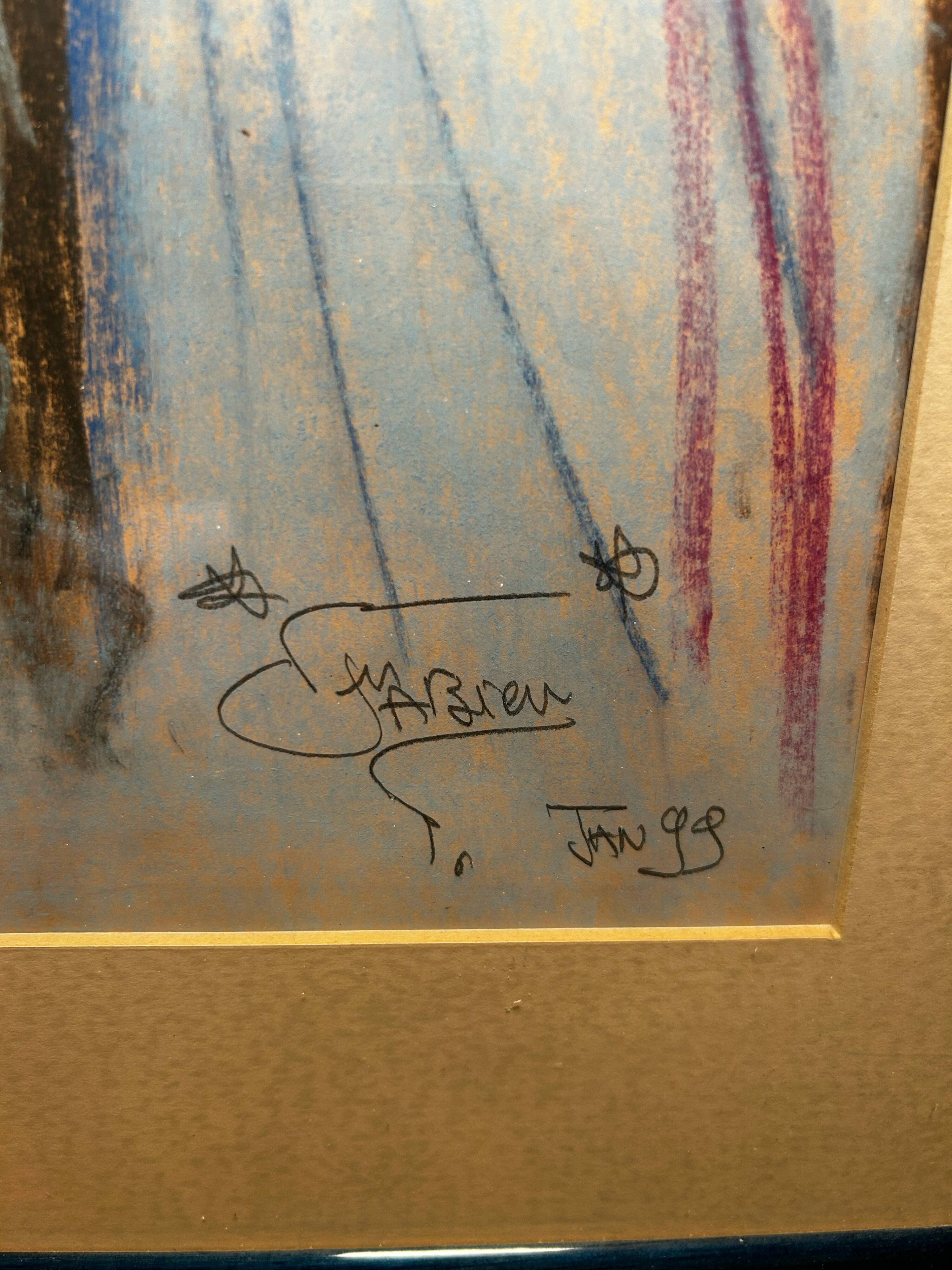 Fat pastel signed Venice Carnival