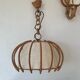 ▪️Lot Suspension Et Applique Osier Louis Sognot 50-60’s Bohème Chic Vintage