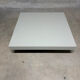 Jeu de 2 tables basses design Molteni&C, bois clair et laqué gris p