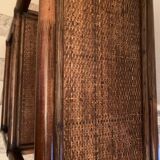 Rattan shelf on legs