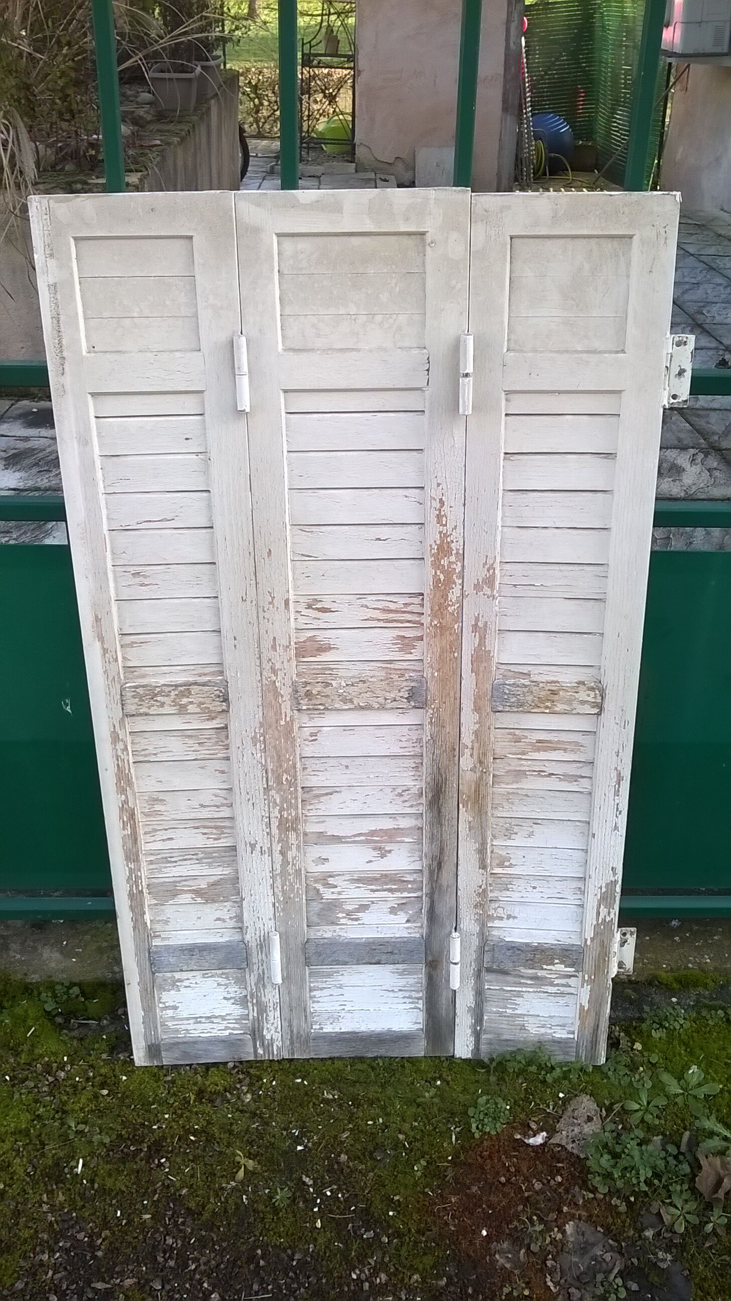 Ancient wooden shutter