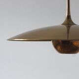Brass Counterbalance Pendant Lamp by Florian Schulz