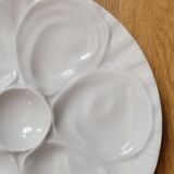 6 oyster plates in Pillivuyt porcelain