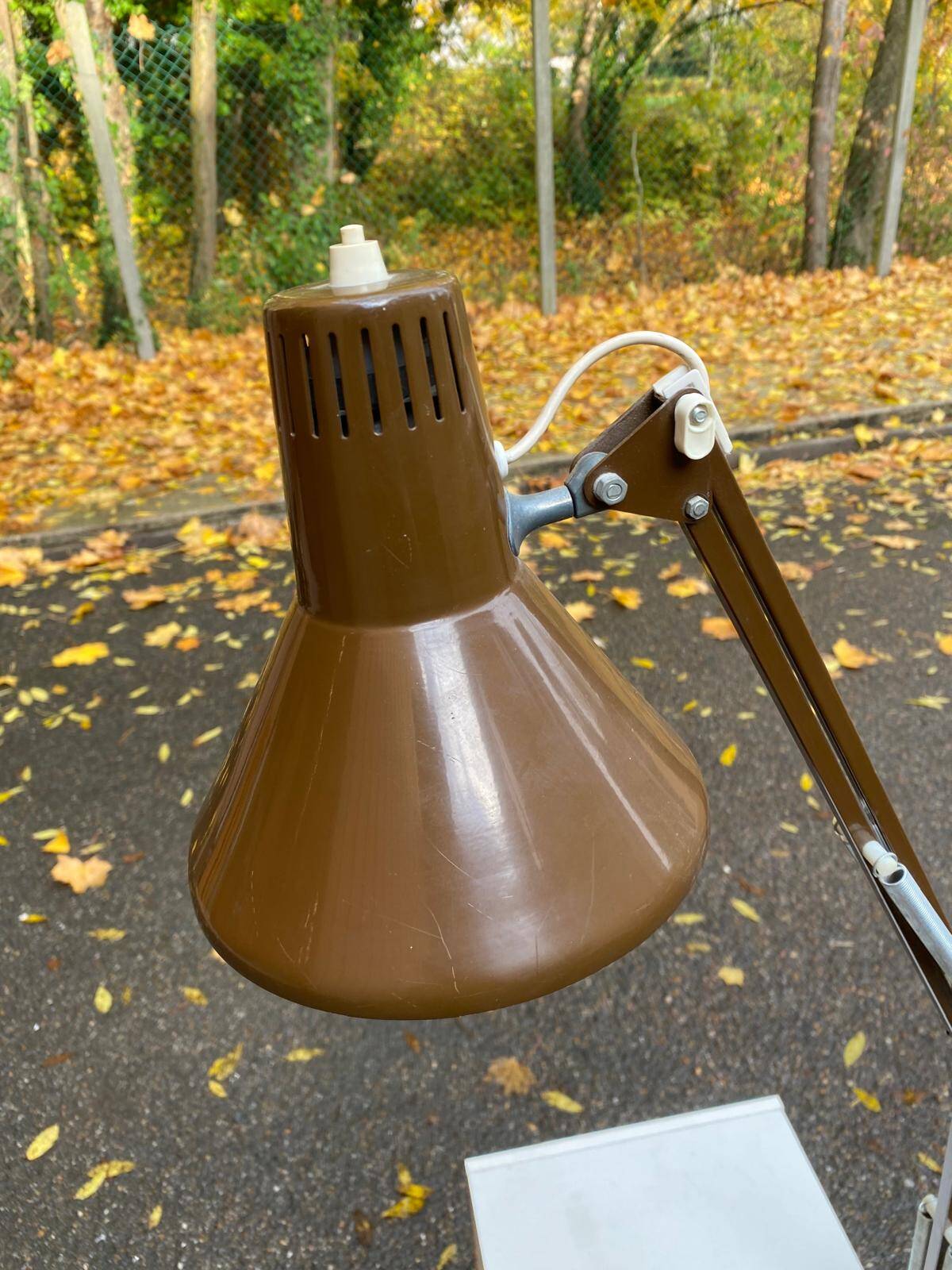 Lampe d'atelier articulée style Jacob Jacobsen Luxo années 70