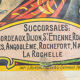 Former Orleans Chapelery Advertising Poster 1900