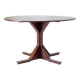 Design Round Wooden Dining Table, Model 522 by Gianfranco Frattini for Bern