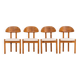 Ensemble de 4 chaises en pin par Vamdrup Stolefabrik
