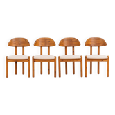 Ensemble de 4 chaises en pin par Vamdrup Stolefabrik