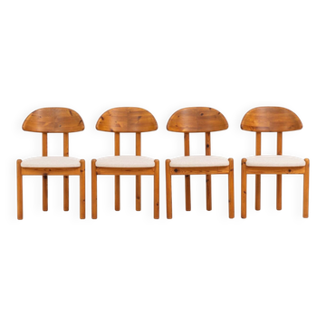 Ensemble de 4 chaises en pin par Vamdrup Stolefabrik