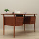 Teak desk, Danish design, 1970s, production: Denmark